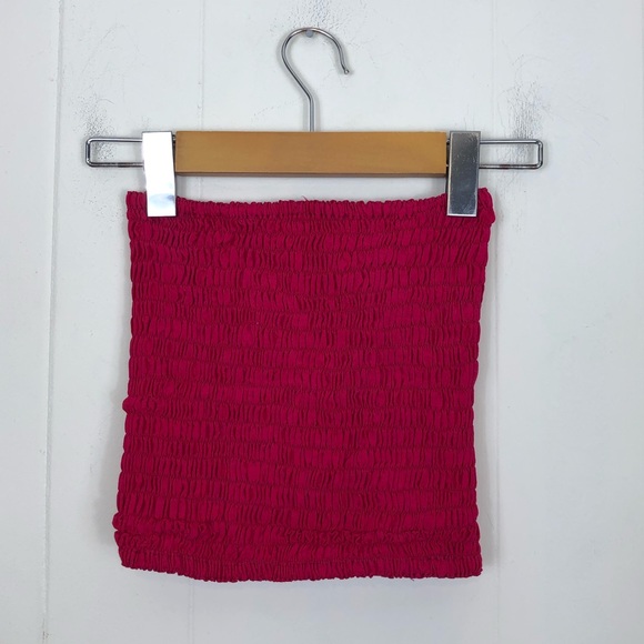 Sea Jewels Scrunch Rayon Tube Top - Picture 1 of 5